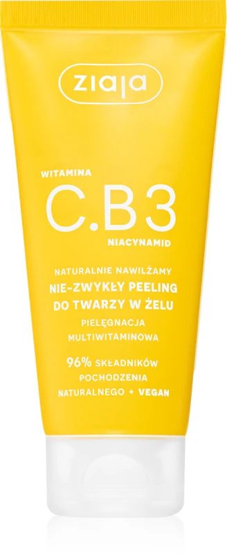 Ziaja vitamino C.B3 niacinamido ypatingas veido šveitimo gelis