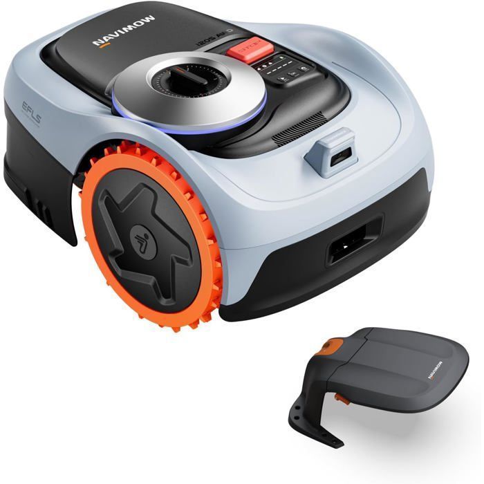 Cortacésped robótico Segway Navimow i205 AWD (Nuevo i105E) y garaje S 500 m², NRTK+Vision, mapeo automático, sin antena.