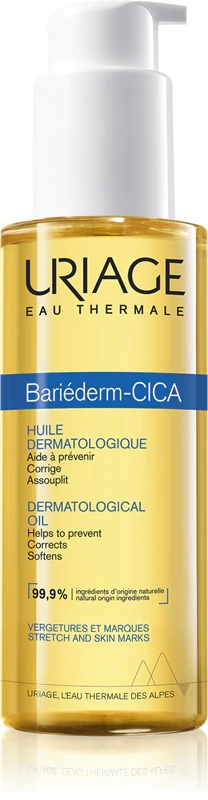 Uriage Bariéderm Cica Dermatological Oil maitinamasis kūno aliejus nuo strijų