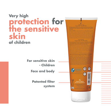 Avène Sun Care Lotion for Children SPF 50 solkremmelk for ansikt og kropp, 250 ml