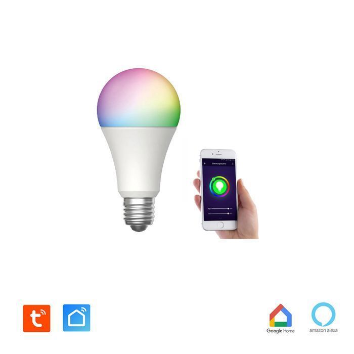 Set van 3 x E27 RGB LED-lampen 8,5W >800 lm