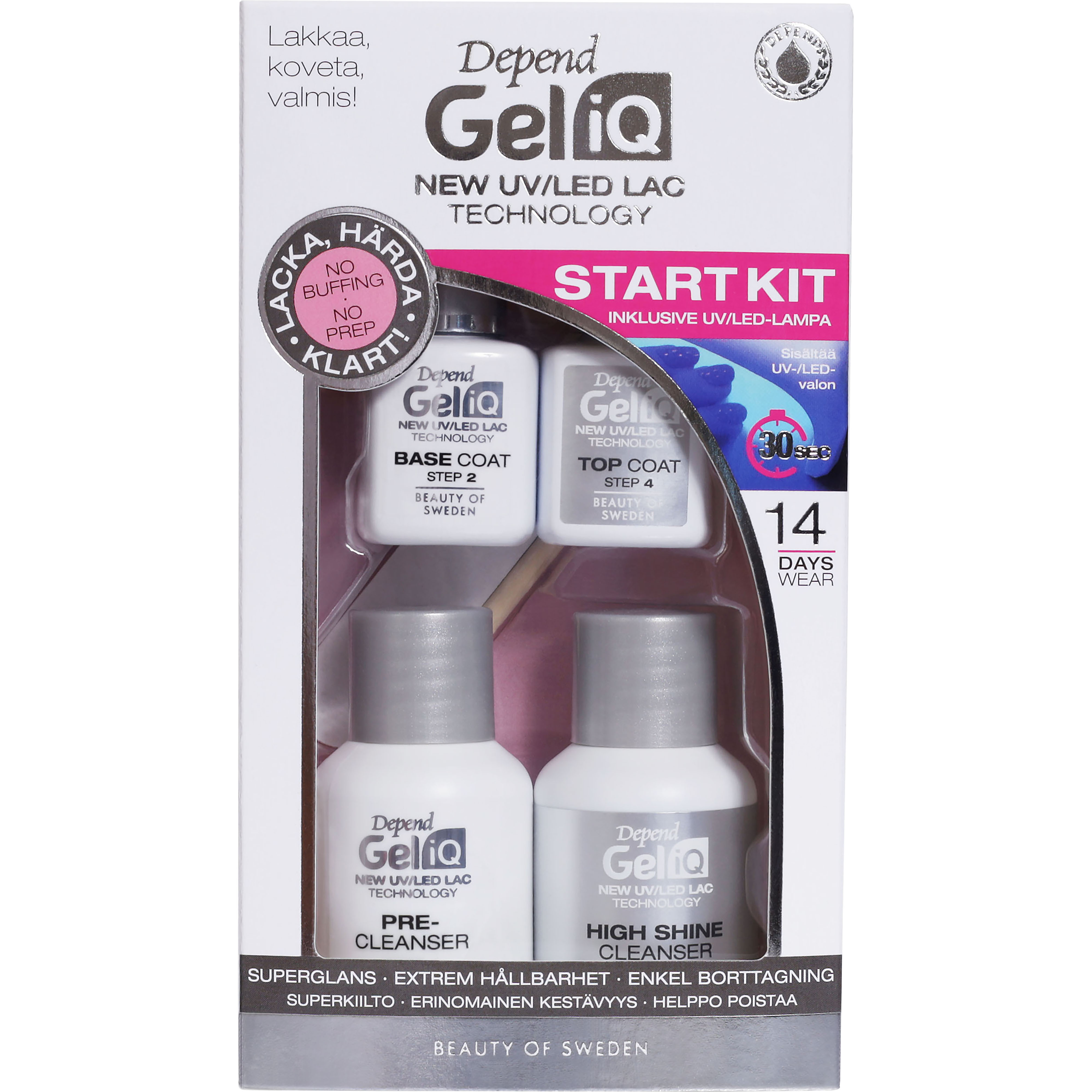 Startovací sada na laky na nehty Gel iQ - Depend