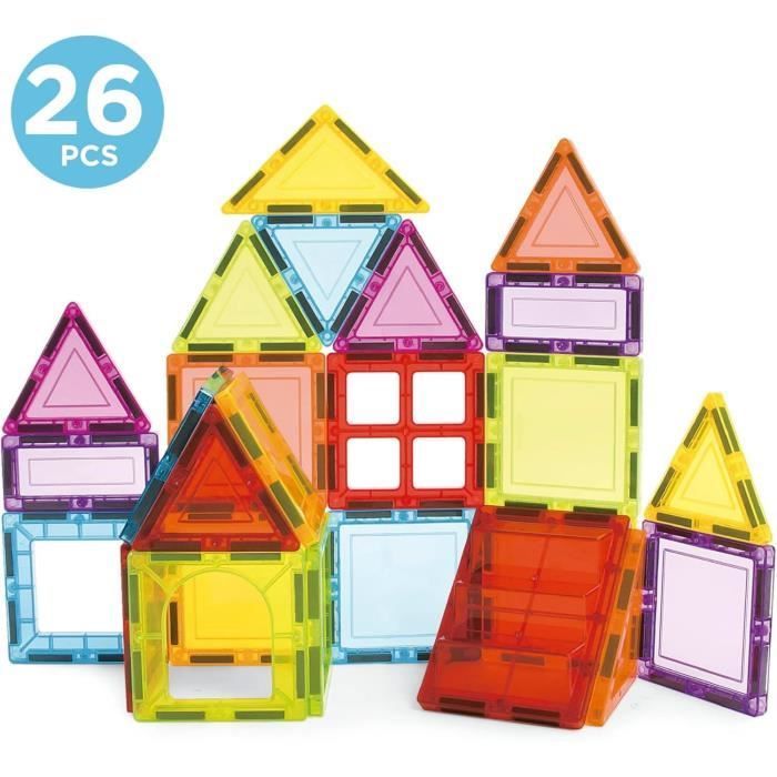 Jeu éducatif - EDUCA Magnetics - Construction 3D magnétique avec 26 pièces pour stimuler la créativité des enfants