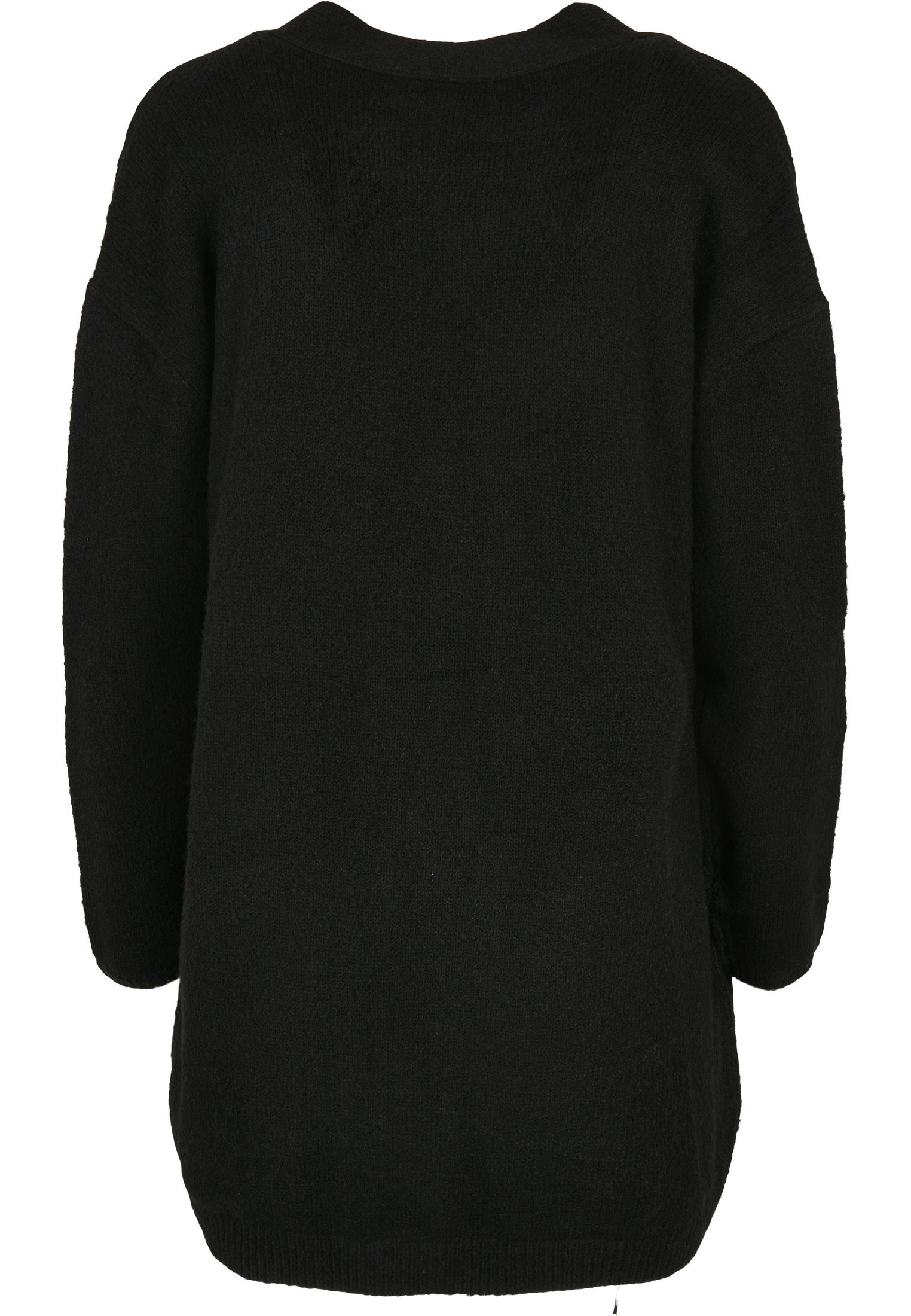 Urban Classics Dames Grof Gebreid Vest - Vest - zwart