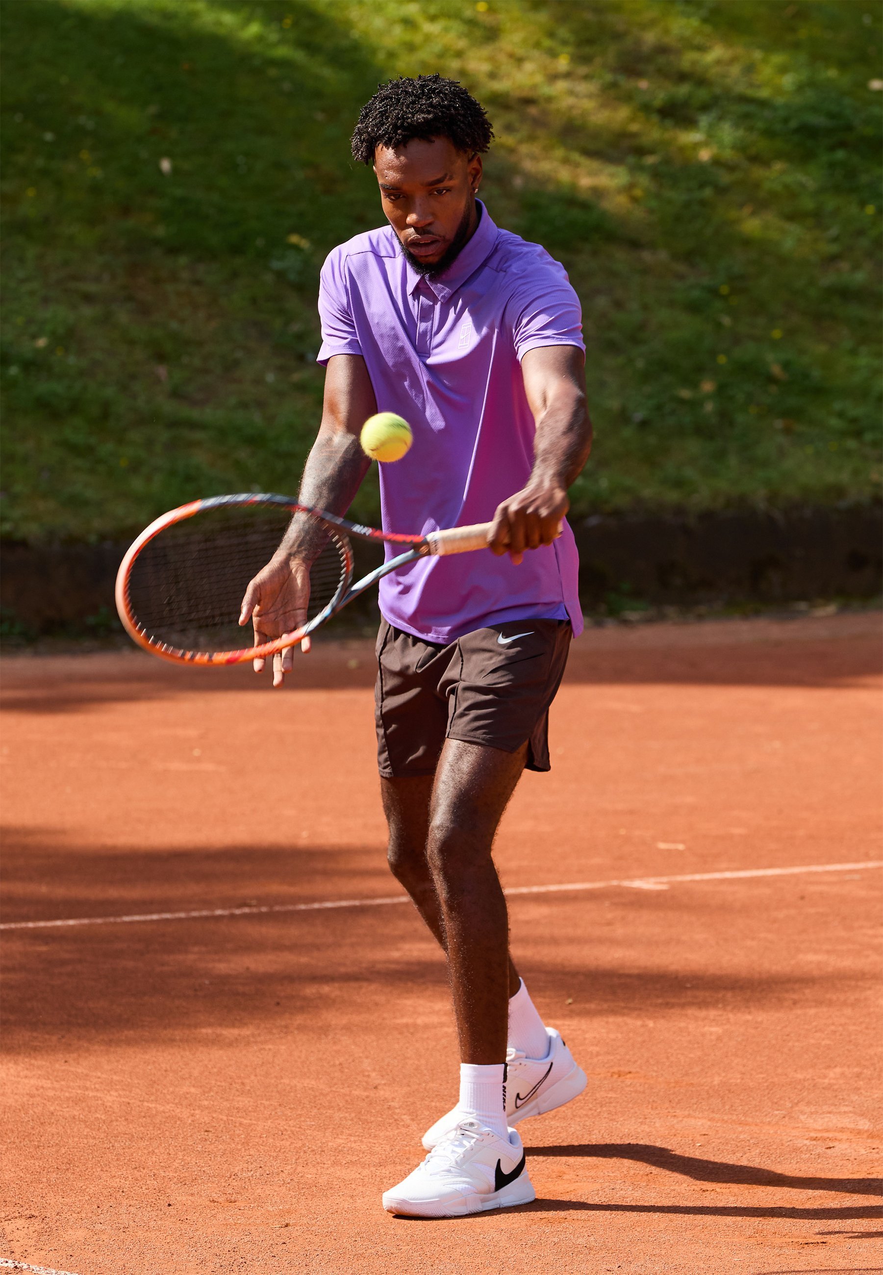 Nike Performance COURT ADVANTAGE - Poloshirt - actie druif