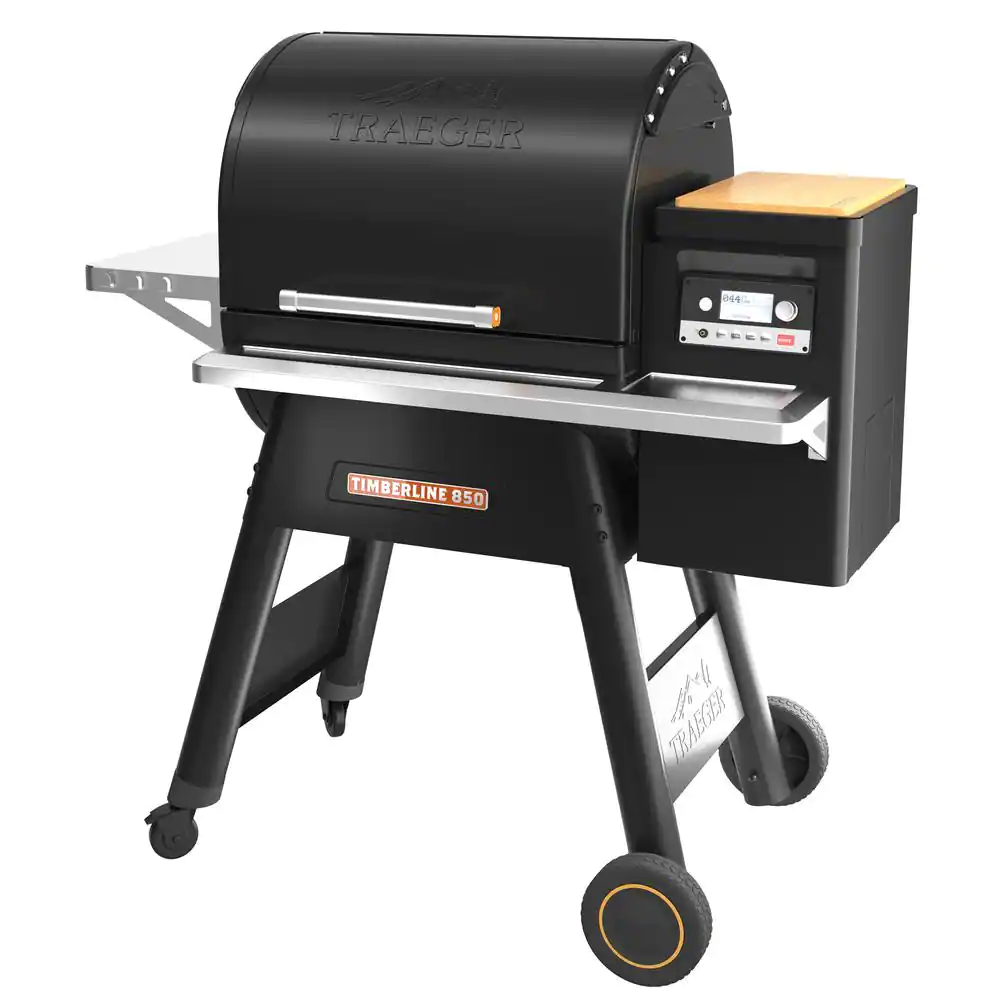 Barbecue e affumicatore a pellet Timberline 850 Wifi di colore nero.