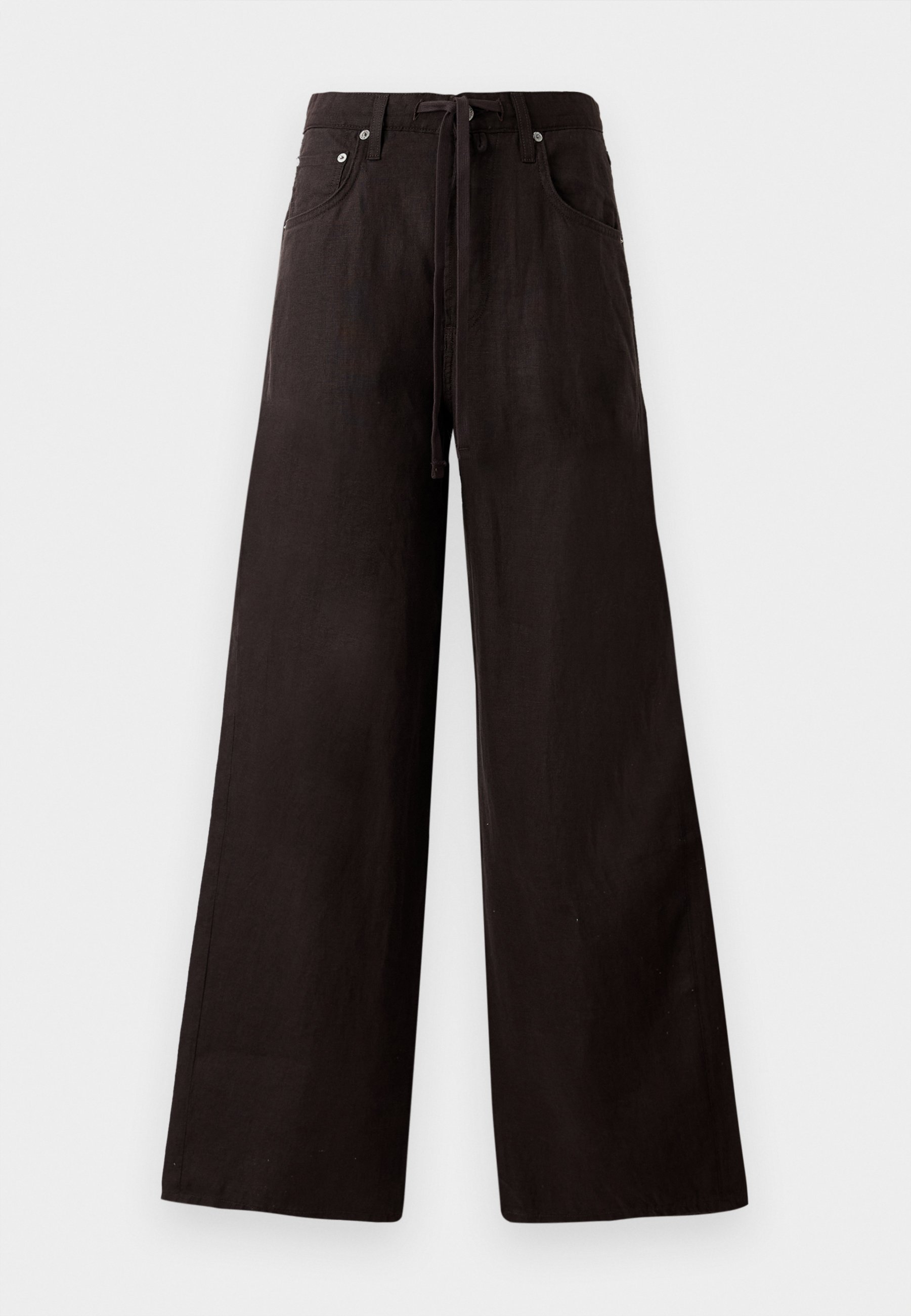 Pantalon à cordon Citizens of Humanity BRYNN - Chocolat/Marron