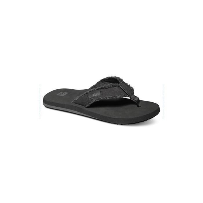 Men's flip-flops - Quiksilver - Monkey Abyss - Black - Lightweight and comfortable