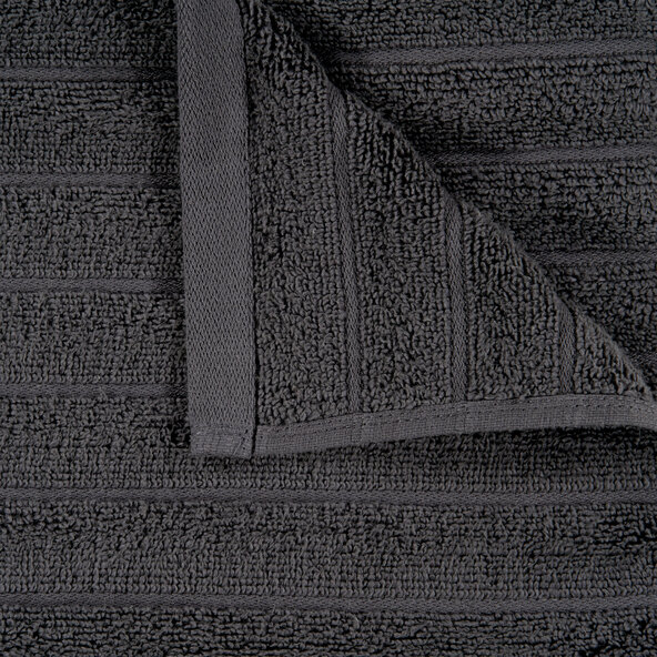 Vaskehandske, høj/lav, 2 x 6-delt sæt, antracit