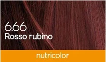 BIOKAP Biokap Nutricolor coloração capilar 6.66 vermelho rubi
