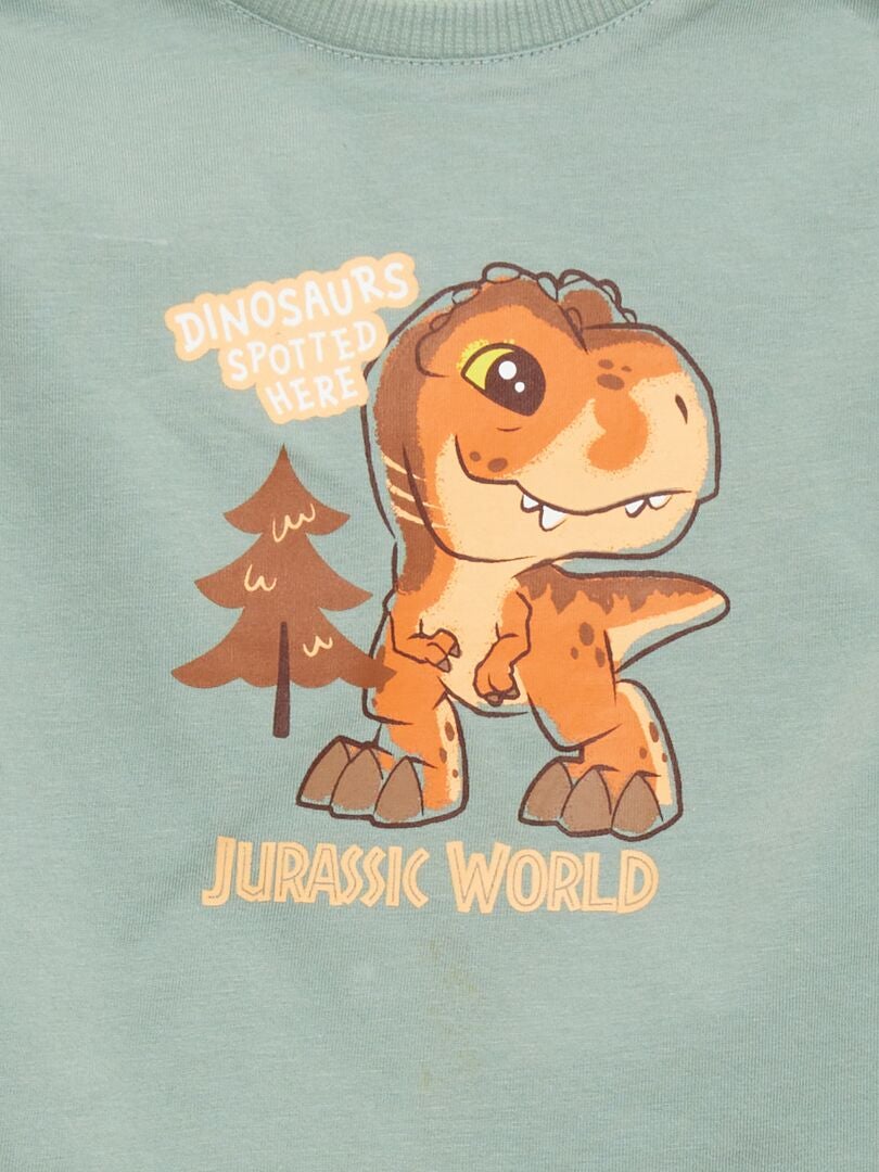 Conjunto de 2 camisetas de 'Jurassic World' - VERDES