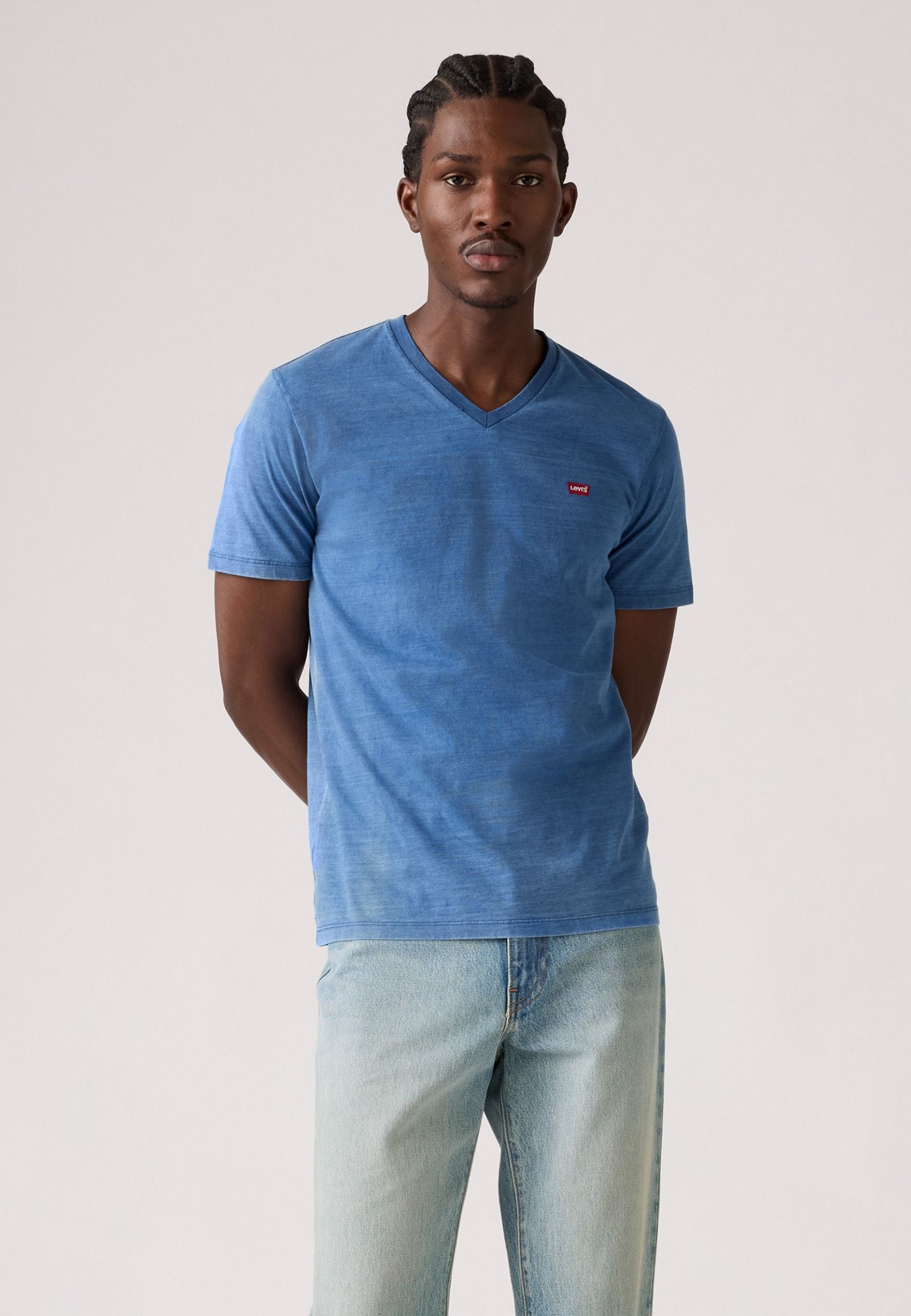 Levi's® ORIGINAL - T-shirt basic - blu indaco intenso/blu medio