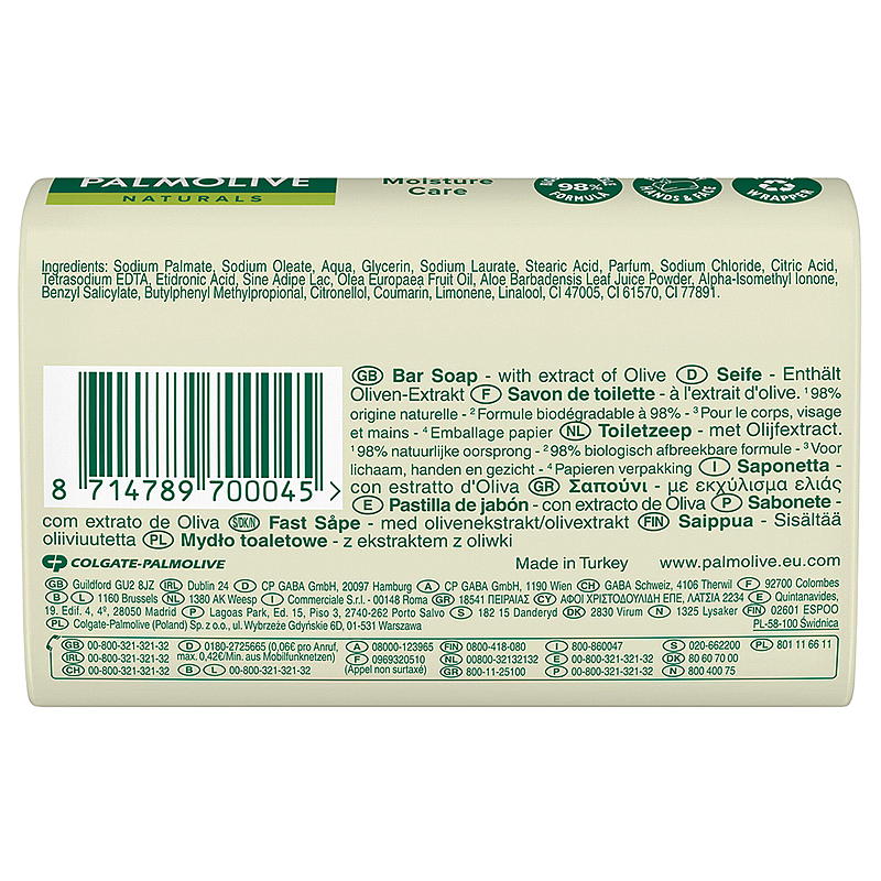 Palmolive Palmolive 3-pak, oliven