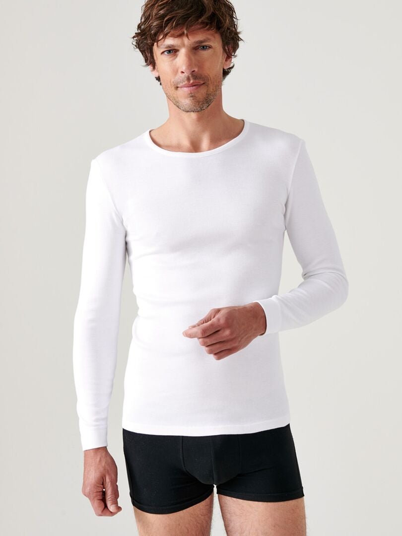 Camiseta termoláctica 'Damart' Nivel 3 - BLANCA