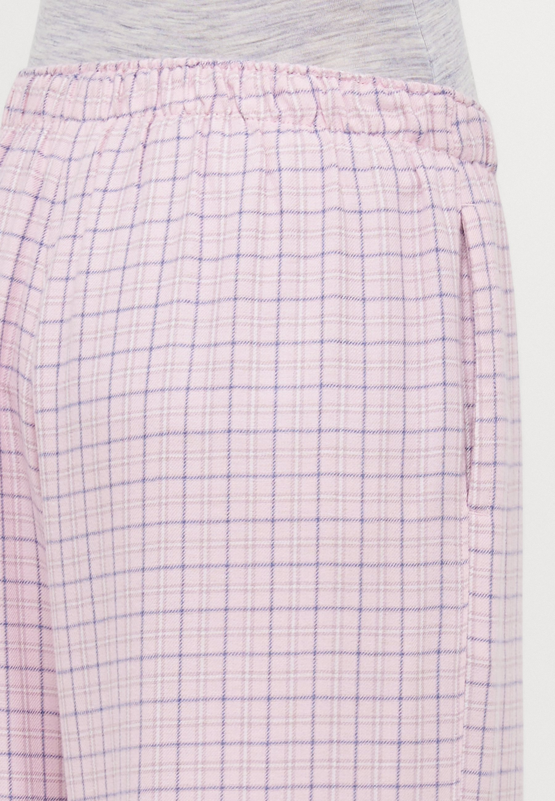 Hollister Co. Pyjamahose – hellrosa/weiß