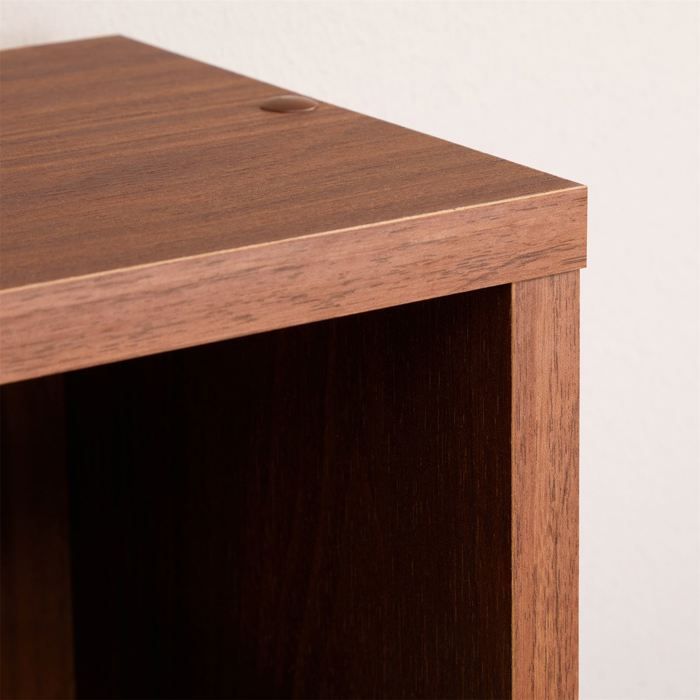 Estantería modular MUSIC para CDs y DVDs, conjunto de 2 unidades de almacenamiento en columna con 10 compartimentos en melamina de color.