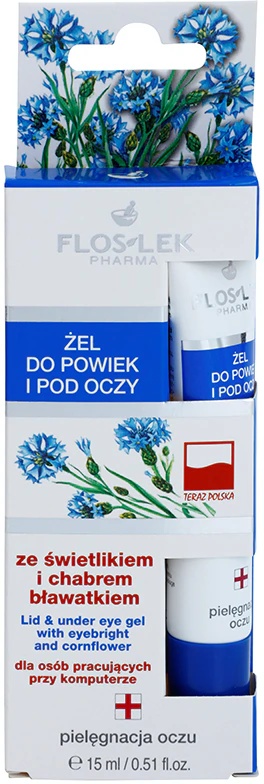 FlosLek Pharma гел за очи са очима и кукурузом