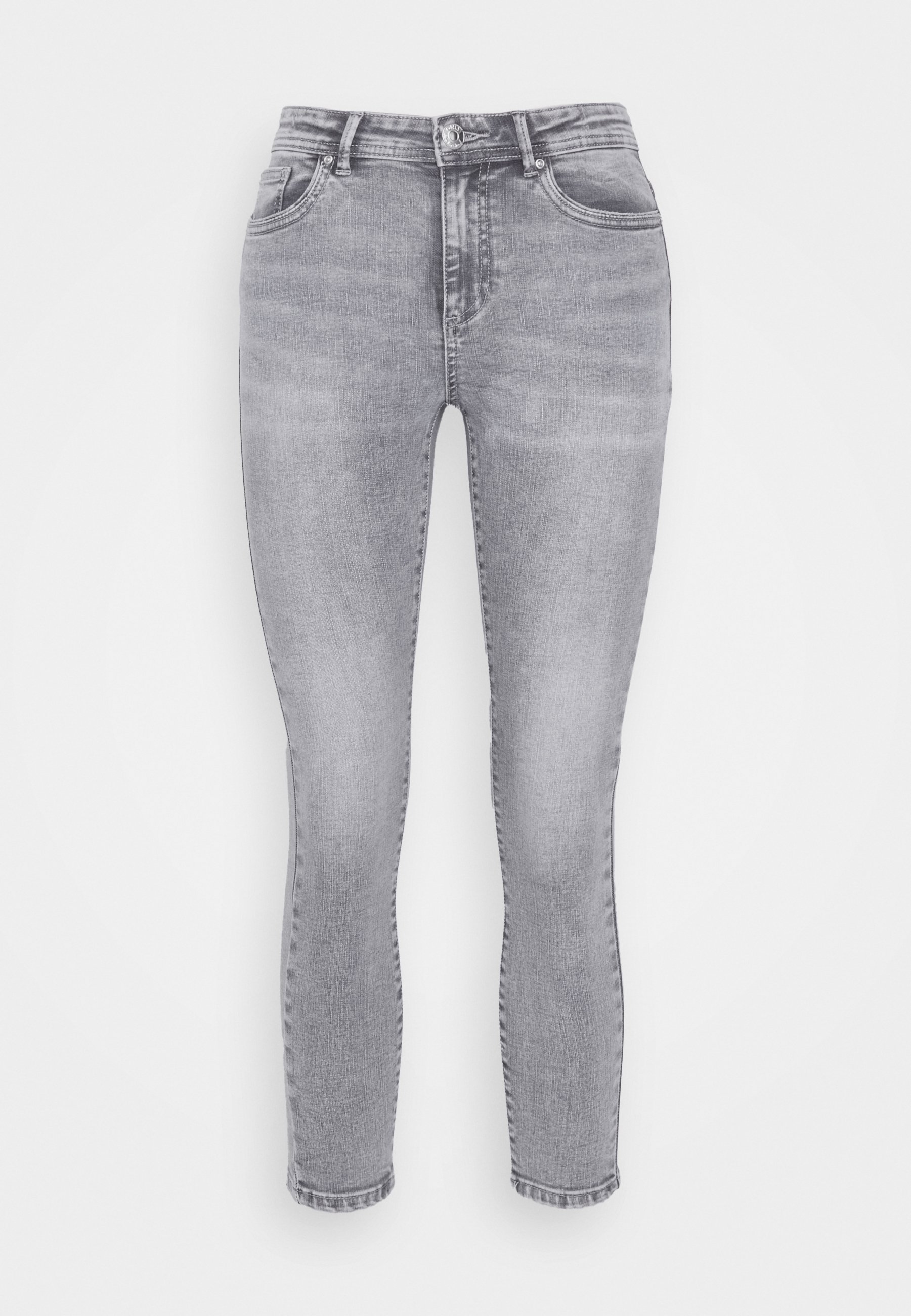 ONLY Petite ONLWAUW - Skinny Fit jeans - middengrijs denim