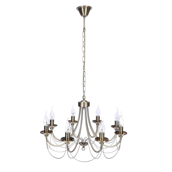 Muza zwis 8x40W E14 patyna