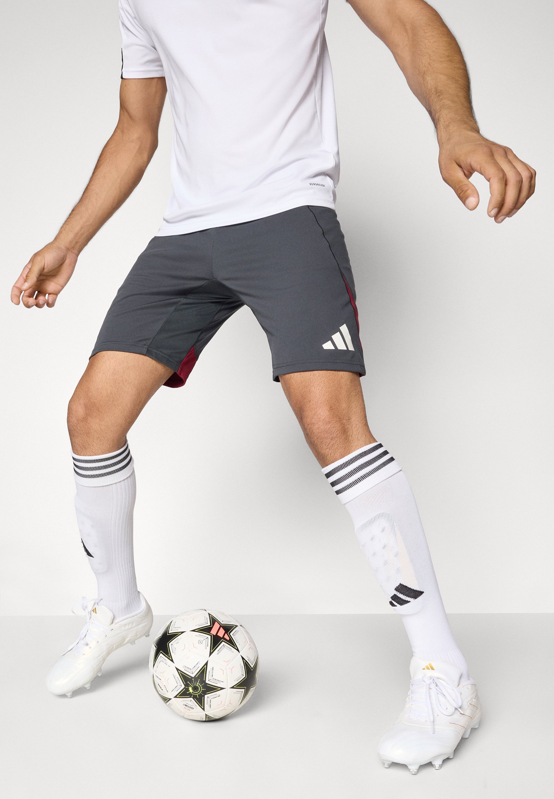 Short adidas Performance Arsenal FC PRO - Tenue du club - gris foncé/bordeaux des couleurs de l'équipe