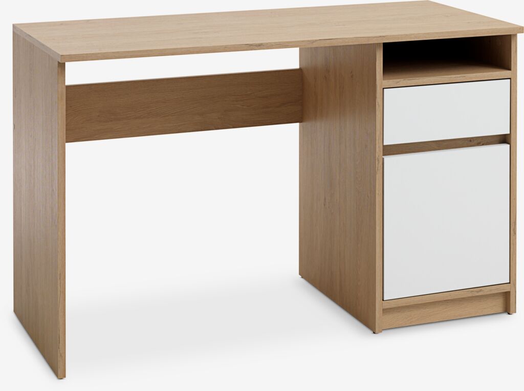 BILLUND BILLUND rašomasis stalas 54x120 ąžuolo/baltos spalvos