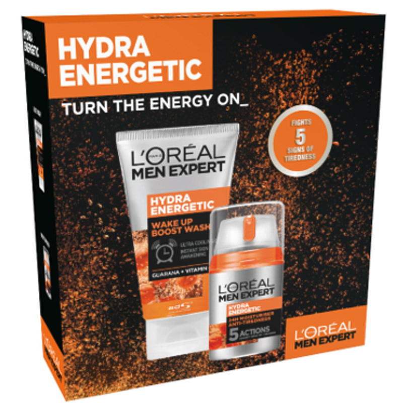 L'Oréal Geschenkset Men Expert Reinigungs- und Feuchtigkeitspflege