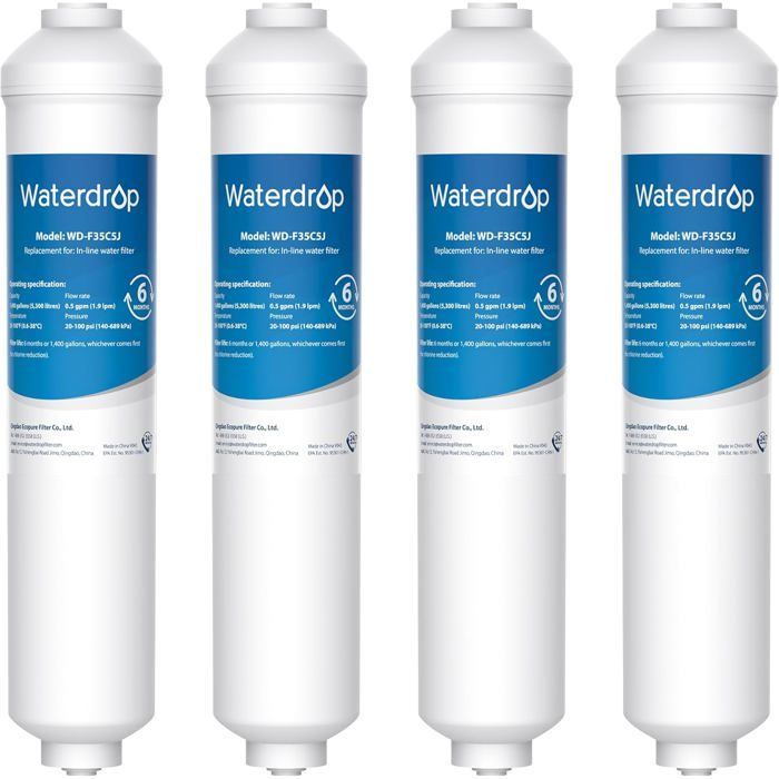 Filtre à eau Waterdrop DA29-10105J remplacement pour Samsung (lot 4)