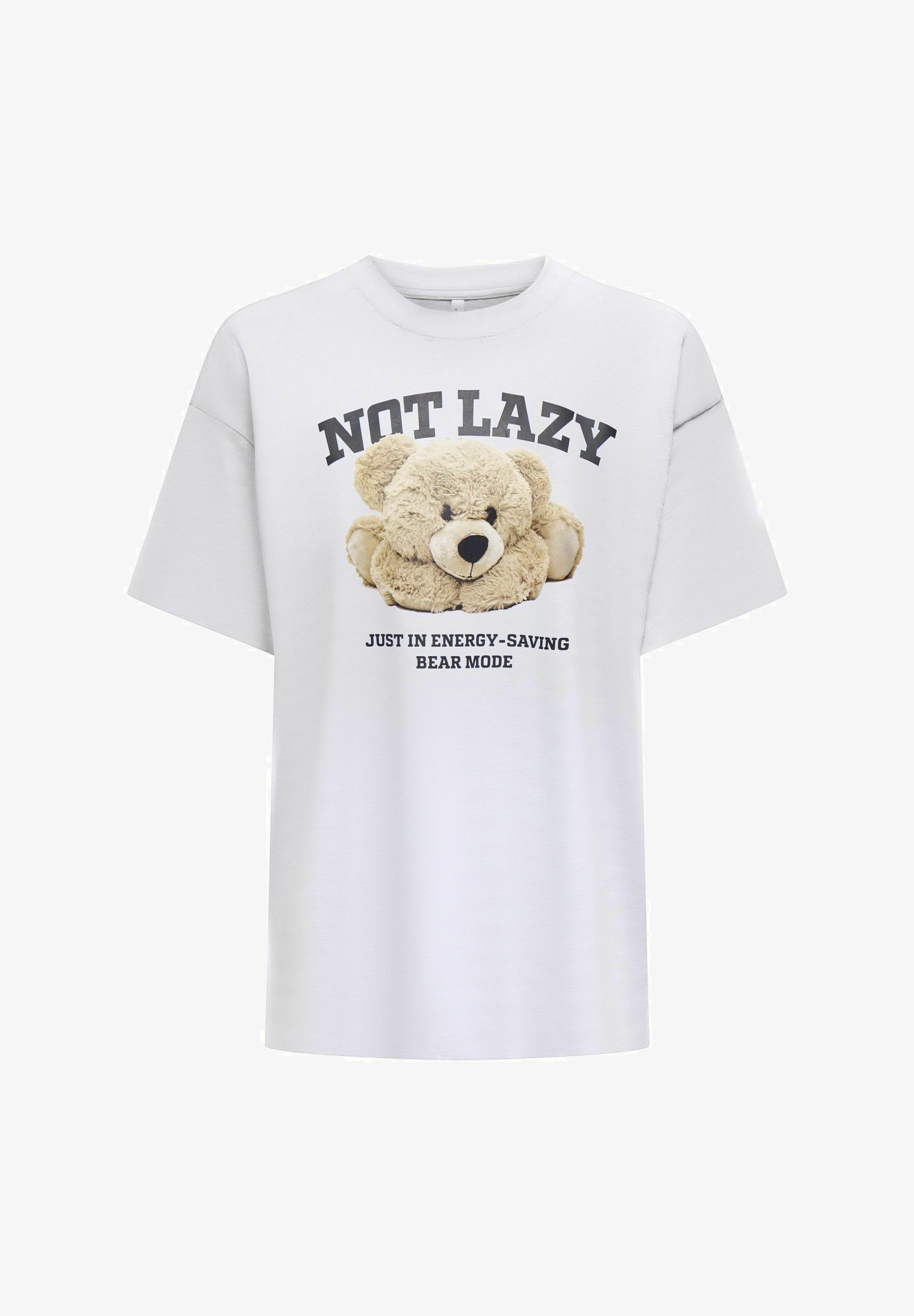 ONLY ONLVIVVI LIFE LOVELY - T-shirt met print - helder wit