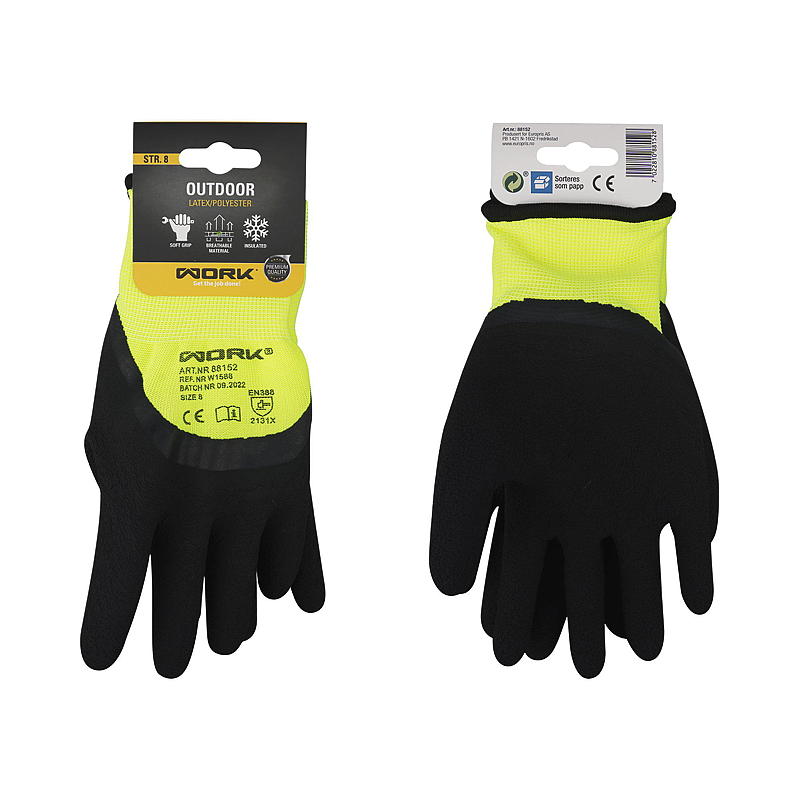 Guantes de trabajo talla 8 para exteriores