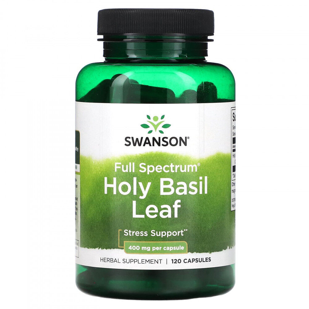 Basilic sacré à spectre complet Swanson 400 mg.