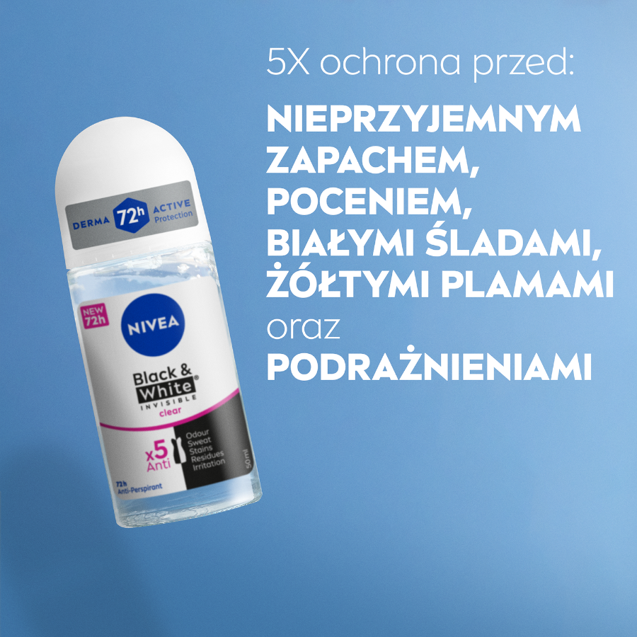 Nivea Trasparente Bianco e Nero
