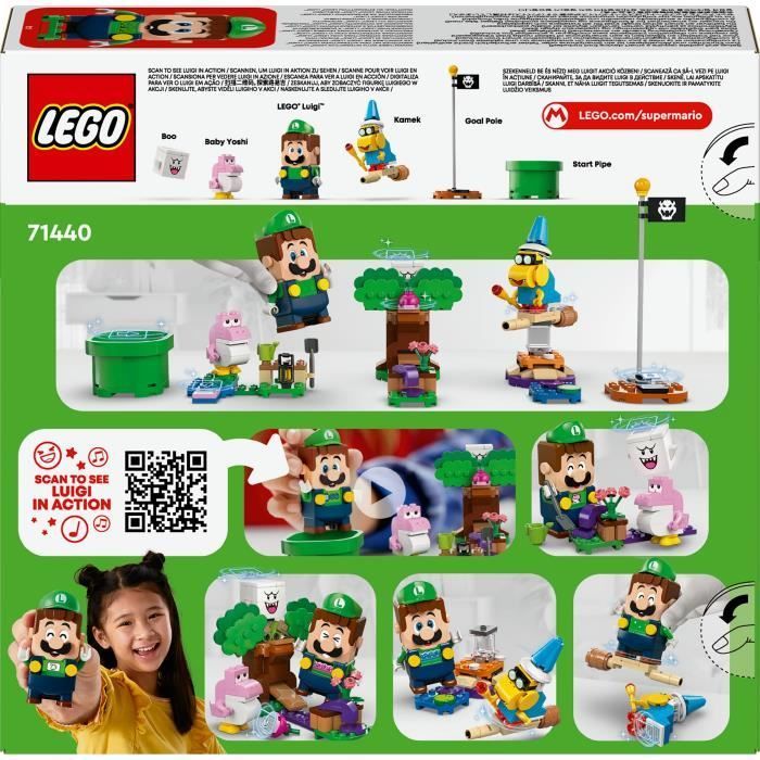 LEGO® Super Mario 71440 Les Aventures de LEGO® Luigi Interactif - Set - Cadeau Nintendo