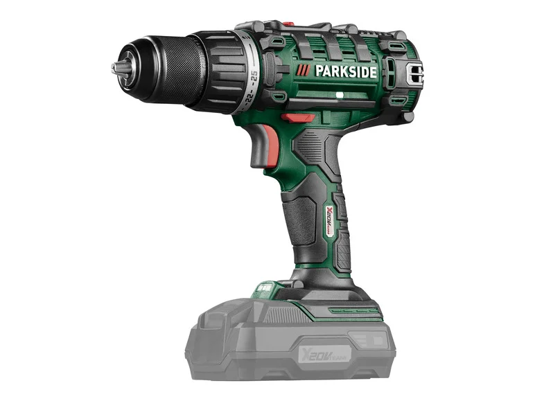 PARKSIDE® Akkuporakone/Ruuvinväännin PABS 20-Li G8, 20 V