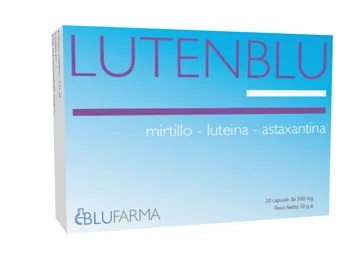 BLUFARMA Lutens 20 kapsulas Antioksidantu uztura bagātinātājs