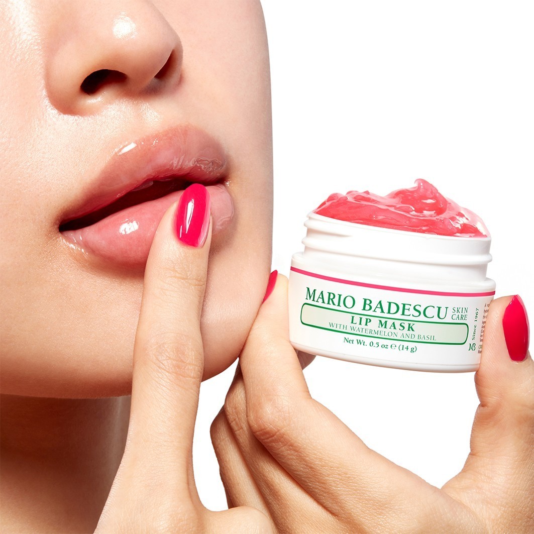 Maska za ustnice Mario Badescu lubenica in bazilika – 14 ml