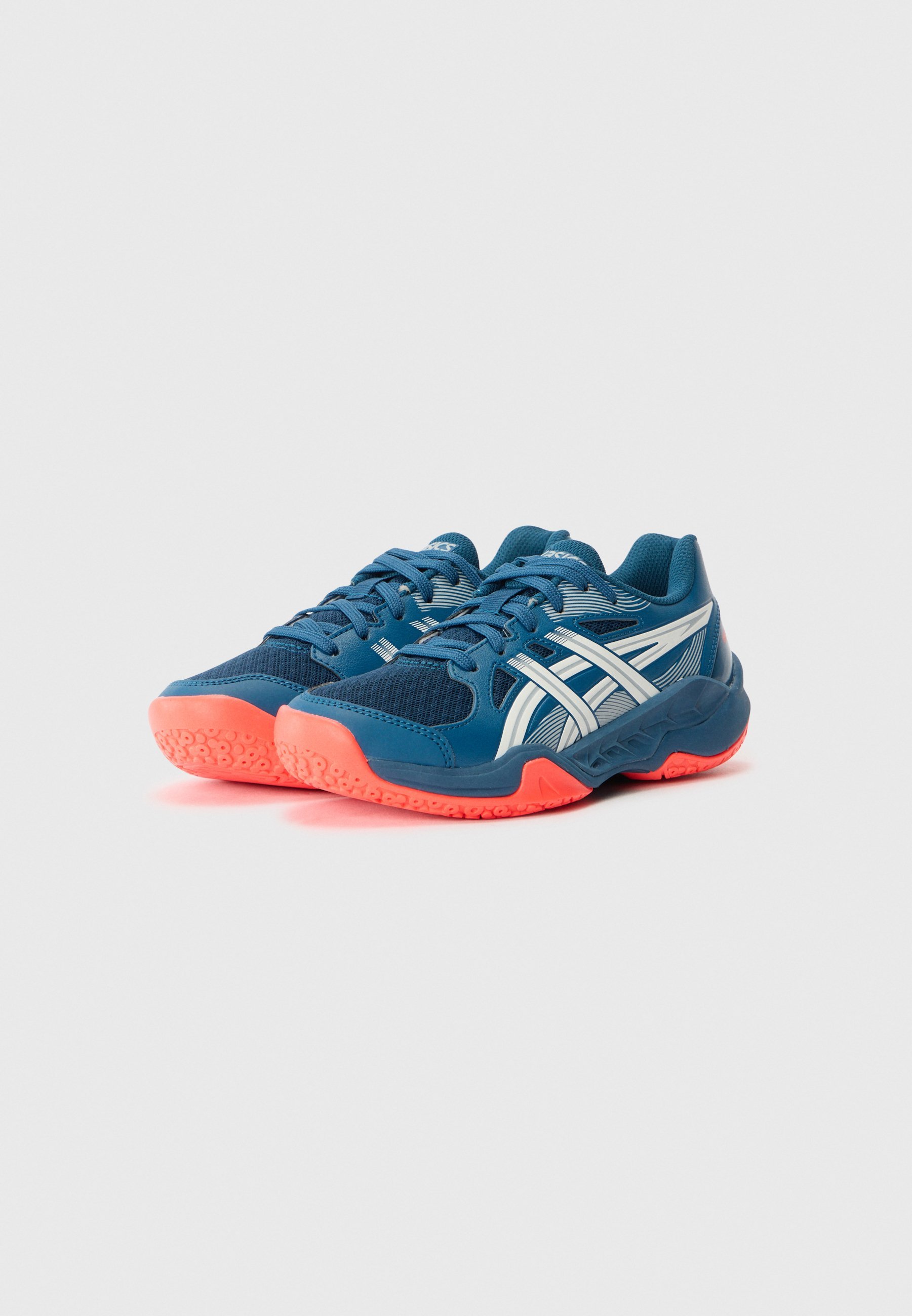 ASICS GEL POWERBREAK UNISEXE - Chaussures de handball - bleu mako/blanc
