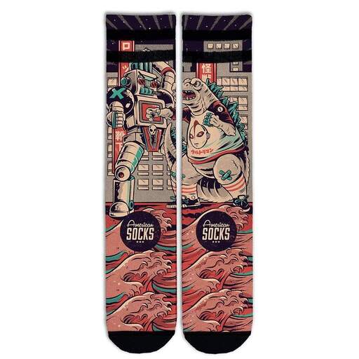 Calcetines American Socks  Godzilla Mid High