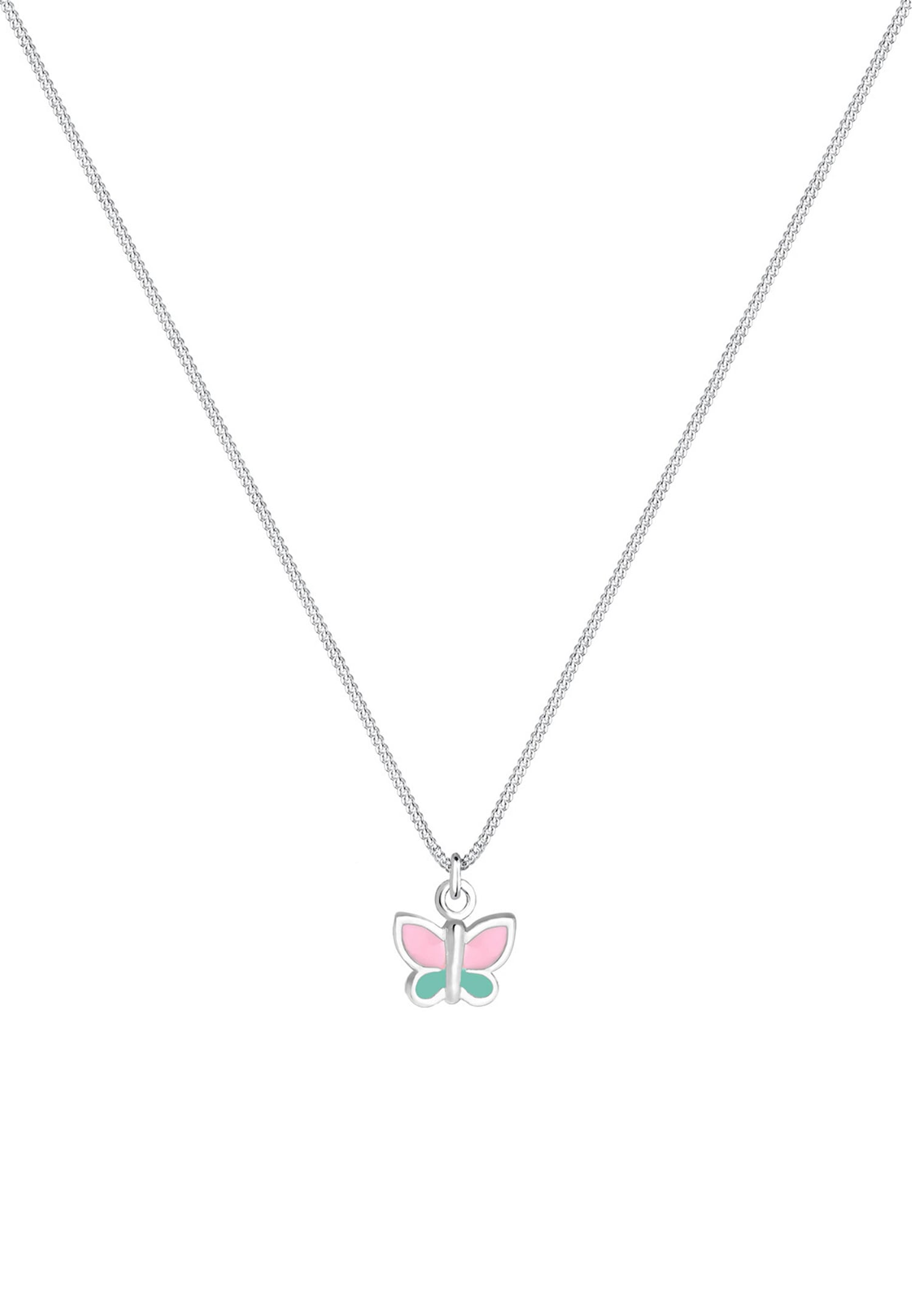 Elli Femme Papillon L'Émail en Argent Sterling (925/1000)