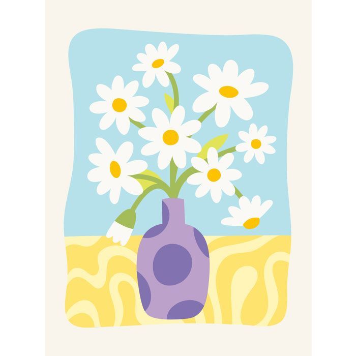 Ravensburger – CreArt 18x24 cm – Adult – Paint by Numbers – Camomiles – Relaxing and Creative Activity – 12023138