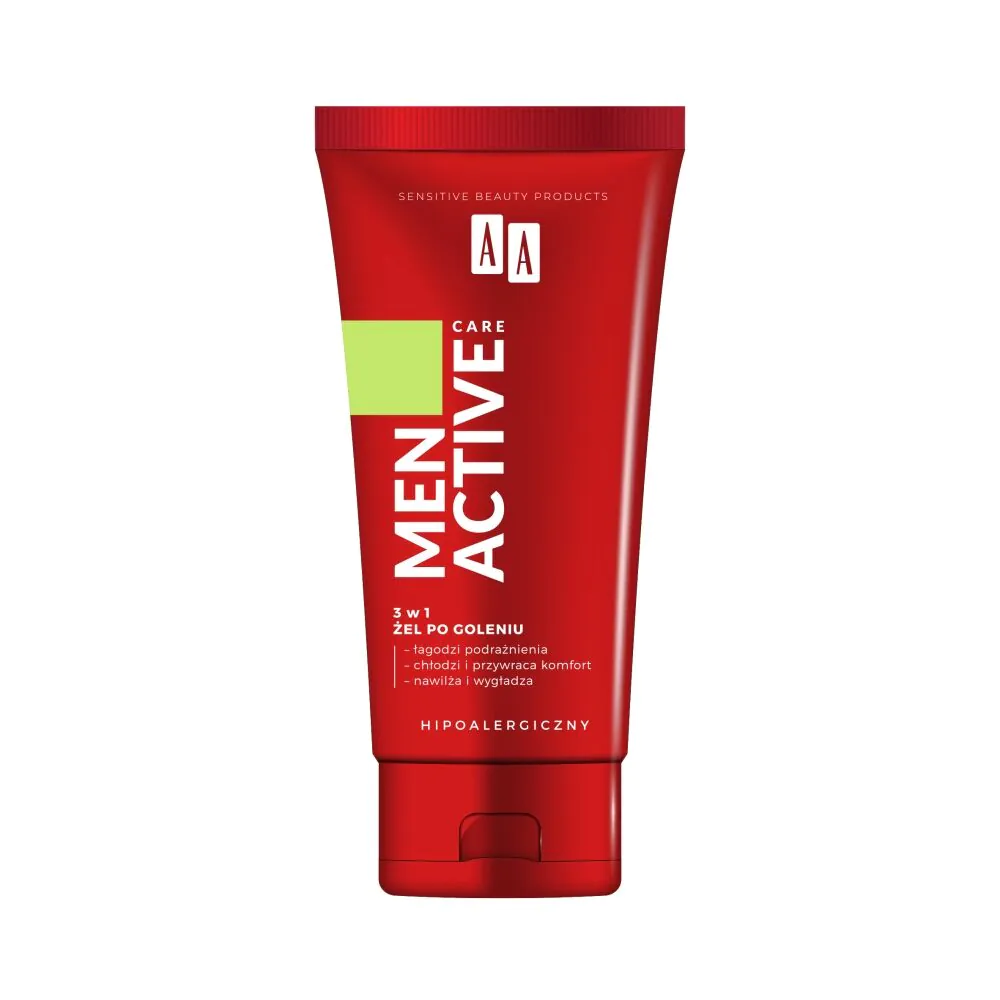 AA Men Active Care 3w1 Żel po goleniu