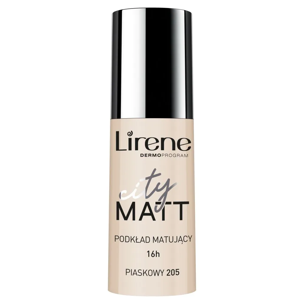 Lirene City Matt Podkład matujący 205 Piaskowy