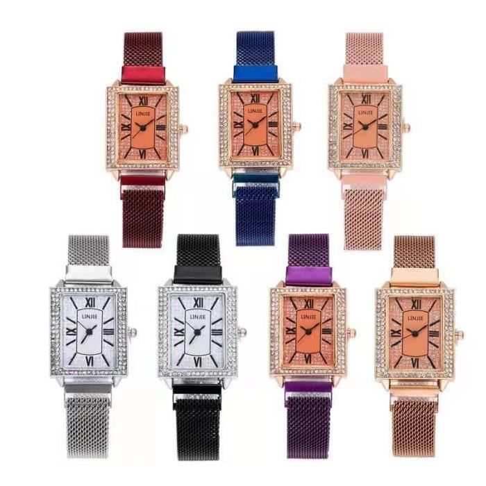 Montre Femme RMEGA - Quartz - Etanche - Analogique - Chic - Argenté
