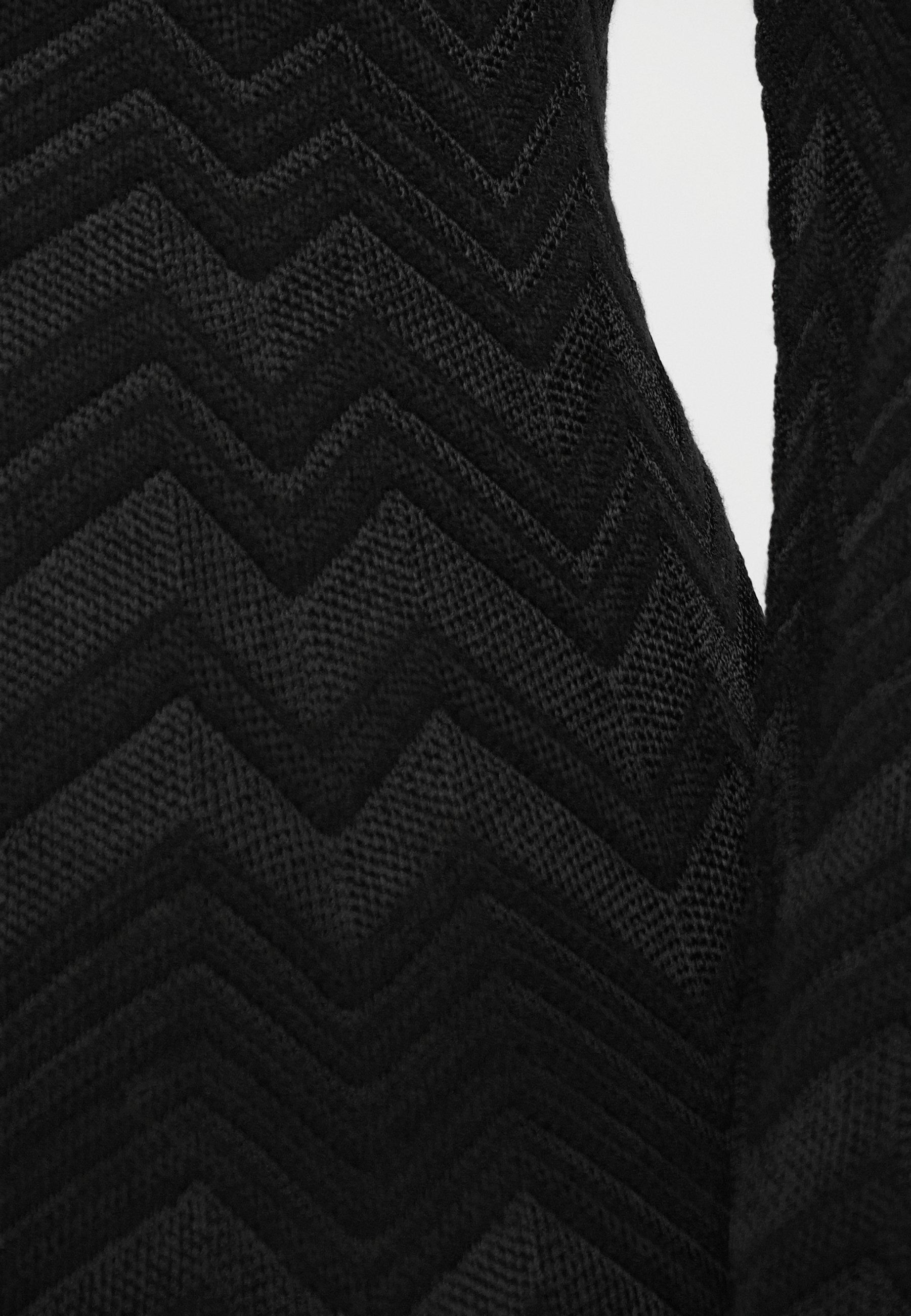 Missoni SHORT DRESS - Rochie tip pulover - culoare uni neagră