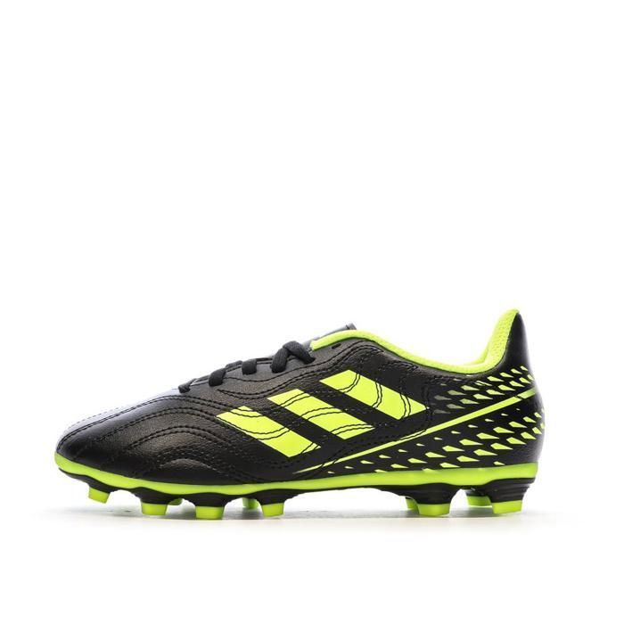 Scarpe da calcio Adidas Copa Sense da ragazzo, nere/gialle
