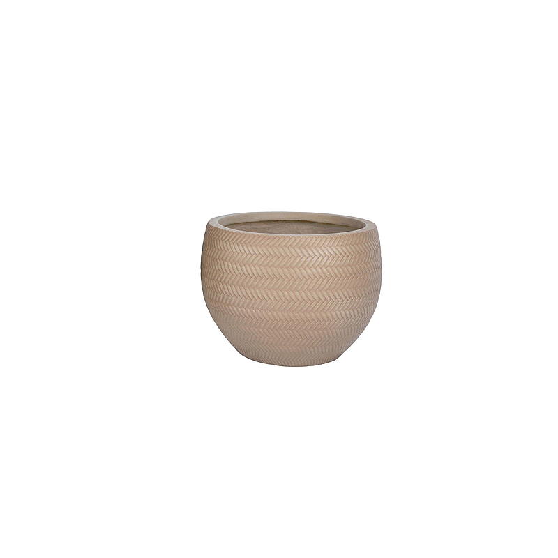 Hjemmepotte ø 29 cm, brun, sildebensfarvet