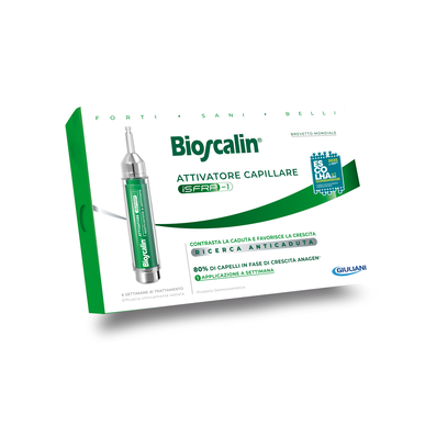 Bioscalin Nova Genina Attivatore Capillare Anticadua stiprinamosios ampulės nuo plaukų slinkimo 10 ml 10 ml