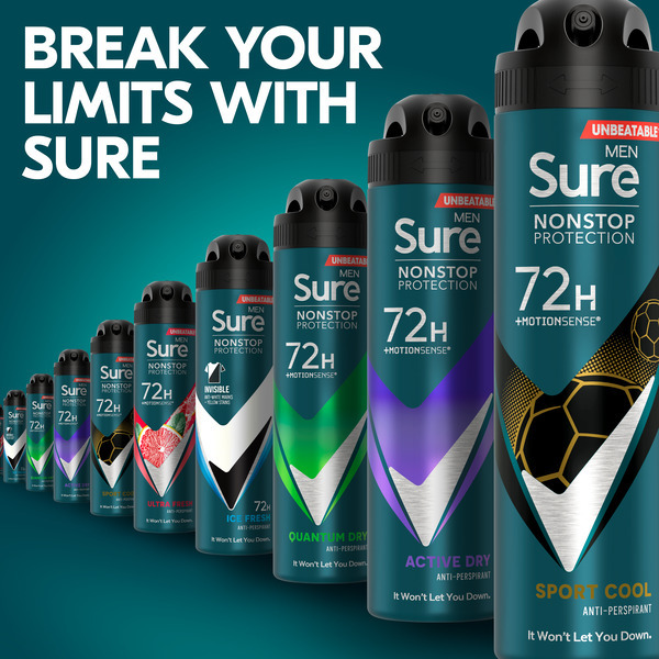 Antyperspirant w aerozolu Sure Men Nonstop Sport Cool 150ml