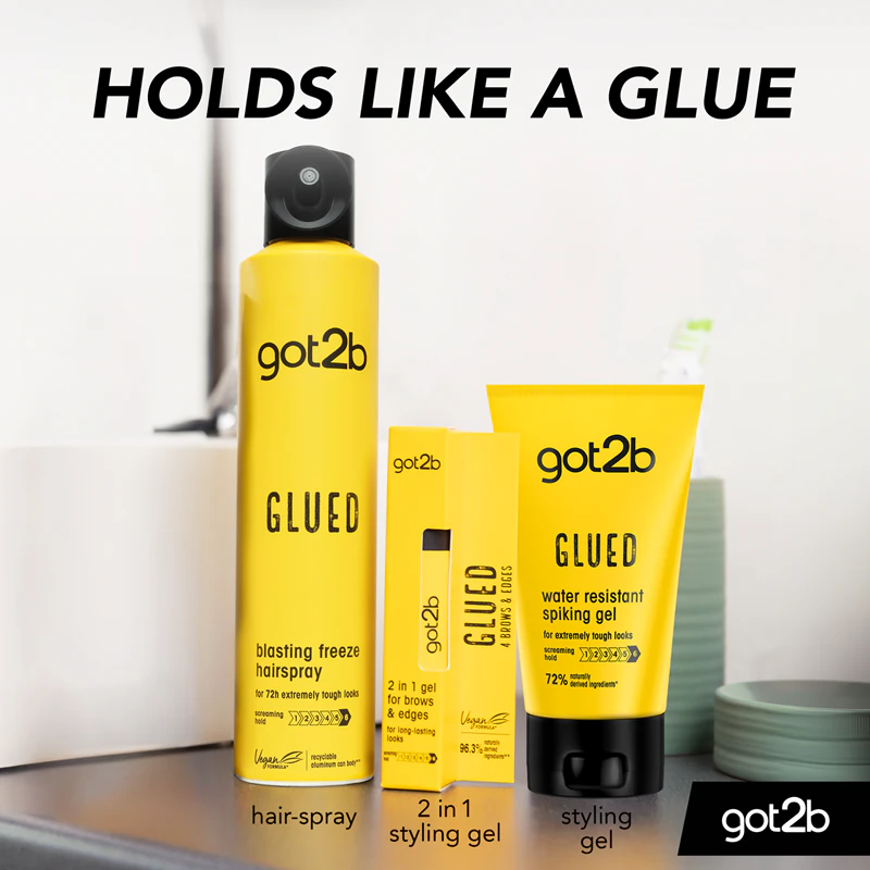 Gél na vlasy got2b Glued Spiking Glue s veľmi silnou fixáciou