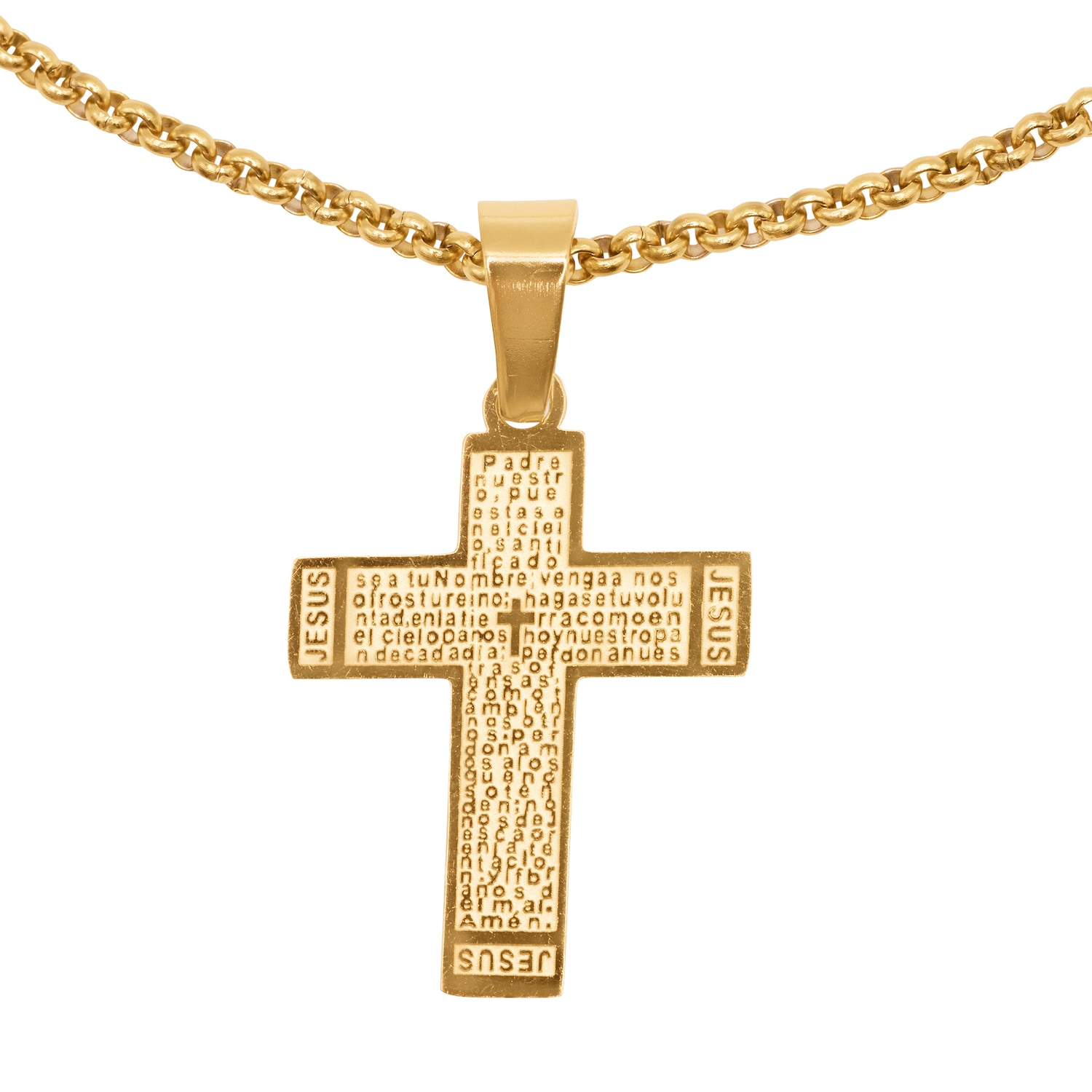Heideman Collier Crucis couleur or