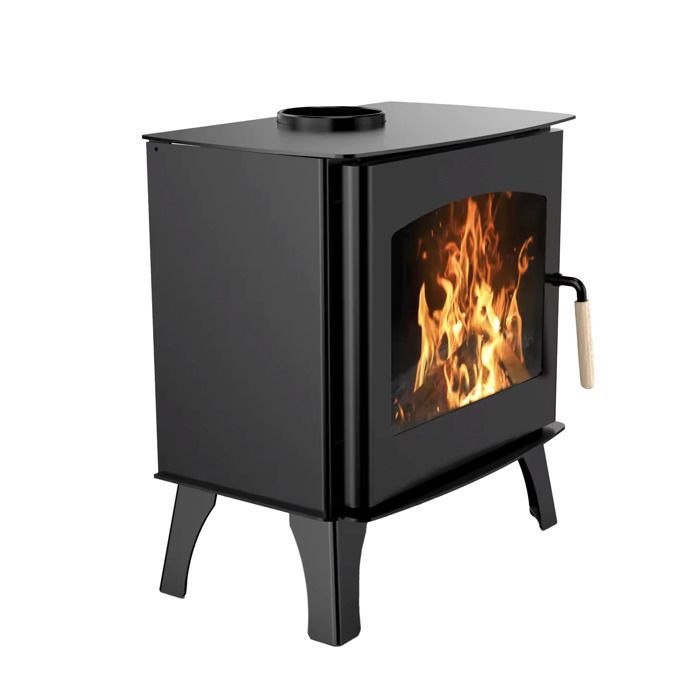 Estufa de leña Dita de 11,8 kW, troncos de 52 cm, Sannover